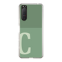 Slim Protection Case［ Original - initial two tone - C green ］