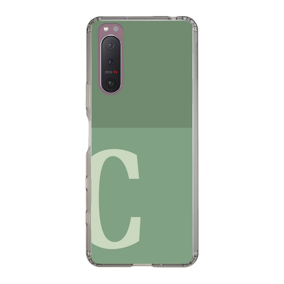 Slim Protection Case［ Original - initial two tone - C green ］