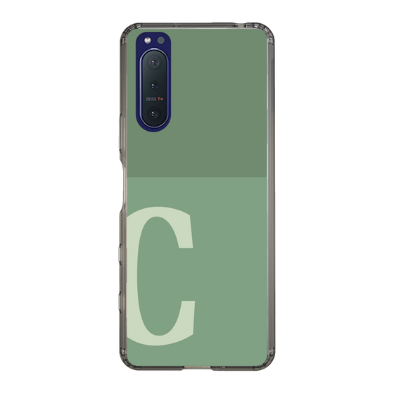 Slim Protection Case［ Original - initial two tone - C green ］