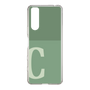 Slim Protection Case［ Original - initial two tone - C green ］