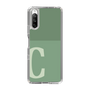 Slim Protection Case［ Original - initial two tone - C green ］