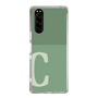 Slim Protection Case［ Original - initial two tone - C green ］