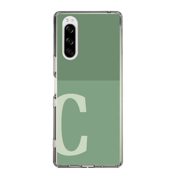 Slim Protection Case［ Original - initial two tone - C green ］