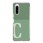 Slim Protection Case［ Original - initial two tone - C green ］
