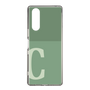 Slim Protection Case［ Original - initial two tone - C green ］