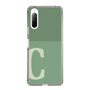 Slim Protection Case［ Original - initial two tone - C green ］