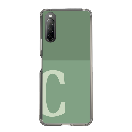 Slim Protection Case［ Original - initial two tone - C green ］