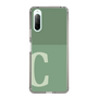 Slim Protection Case［ Original - initial two tone - C green ］