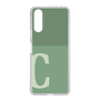 Slim Protection Case［ Original - initial two tone - C green ］