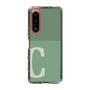 Slim Protection Case［ Original - initial two tone - C green ］