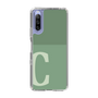 Slim Protection Case［ Original - initial two tone - C green ］