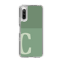 Slim Protection Case［ Original - initial two tone - C green ］