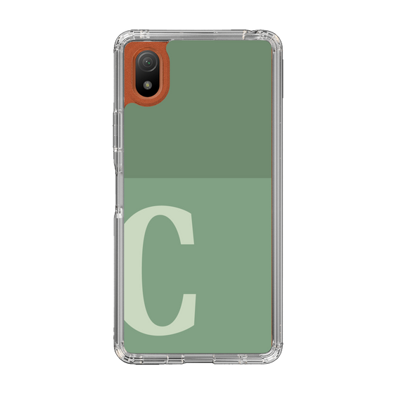 Slim Protection Case［ Original - initial two tone - C green ］