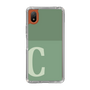 Slim Protection Case［ Original - initial two tone - C green ］