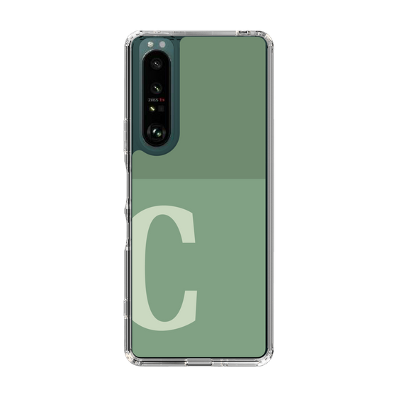 Slim Protection Case［ Original - initial two tone - C green ］