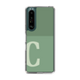 Slim Protection Case［ Original - initial two tone - C green ］