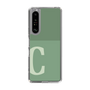 Slim Protection Case［ Original - initial two tone - C green ］