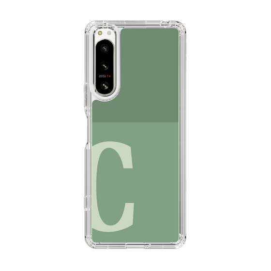 Slim Protection Case［ Original - initial two tone - C green ］