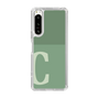 Slim Protection Case［ Original - initial two tone - C green ］