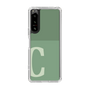 Slim Protection Case［ Original - initial two tone - C green ］