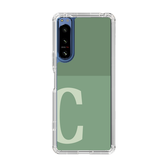 Slim Protection Case［ Original - initial two tone - C green ］