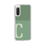 Slim Protection Case［ Original - initial two tone - C green ］