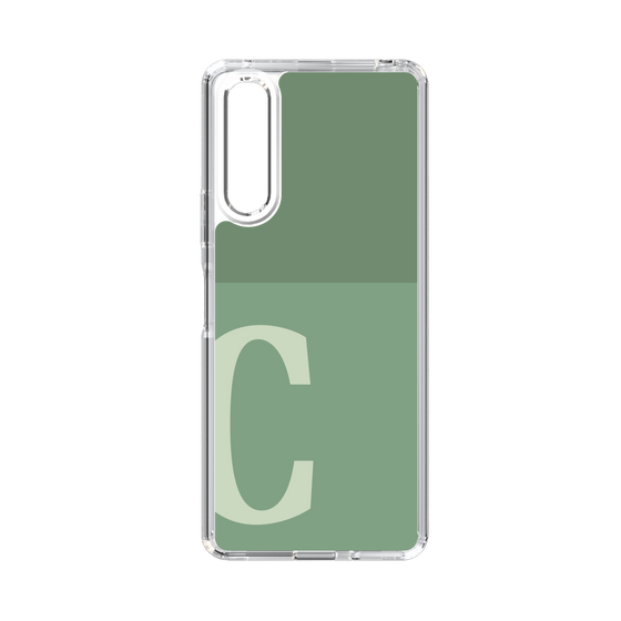 Slim Protection Case［ Original - initial two tone - C green ］