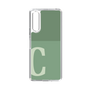 Slim Protection Case［ Original - initial two tone - C green ］