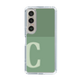 Slim Protection Case［ Original - initial two tone - C green ］