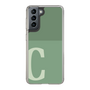 Slim Protection Case［ Original - initial two tone - C green ］