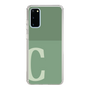 Slim Protection Case［ Original - initial two tone - C green ］