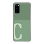 Slim Protection Case［ Original - initial two tone - C green ］