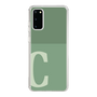 Slim Protection Case［ Original - initial two tone - C green ］