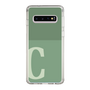 Slim Protection Case［ Original - initial two tone - C green ］
