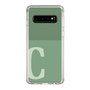 Slim Protection Case［ Original - initial two tone - C green ］