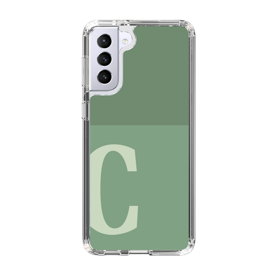 Slim Protection Case［ Original - initial two tone - C green ］