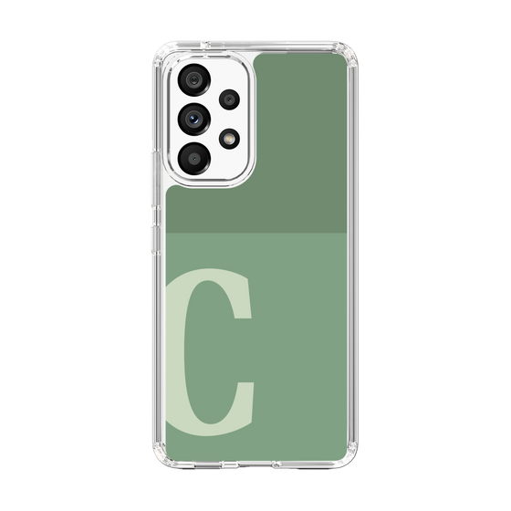 Slim Protection Case［ Original - initial two tone - C green ］