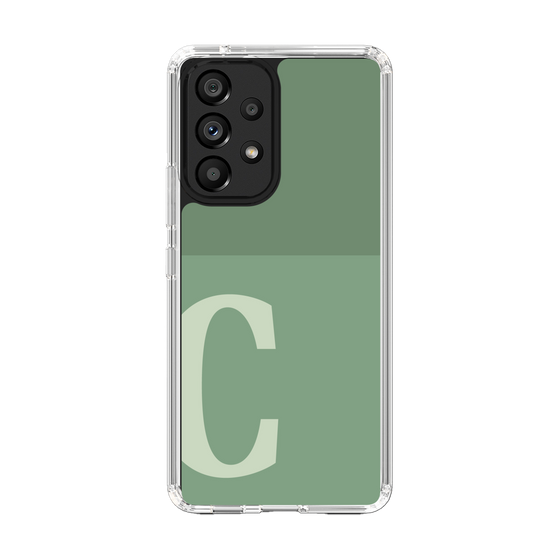 Slim Protection Case［ Original - initial two tone - C green ］