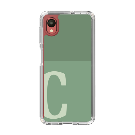 Slim Protection Case［ Original - initial two tone - C green ］