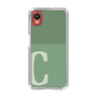 Slim Protection Case［ Original - initial two tone - C green ］