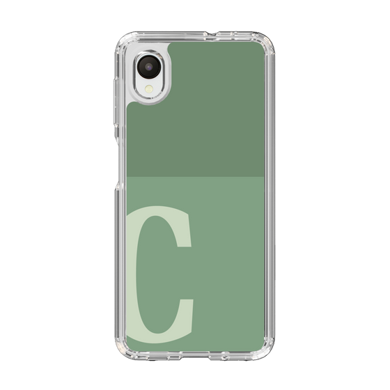 Slim Protection Case［ Original - initial two tone - C green ］