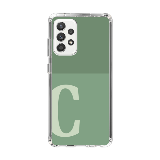 Slim Protection Case［ Original - initial two tone - C green ］