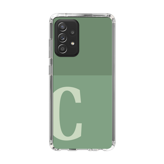 Slim Protection Case［ Original - initial two tone - C green ］