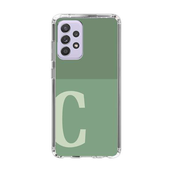 Slim Protection Case［ Original - initial two tone - C green ］
