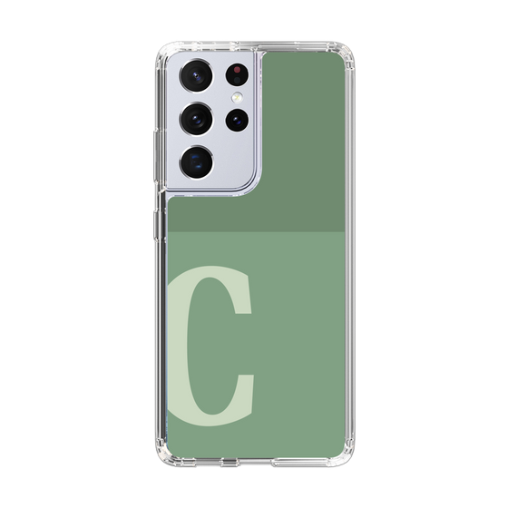Slim Protection Case［ Original - initial two tone - C green ］