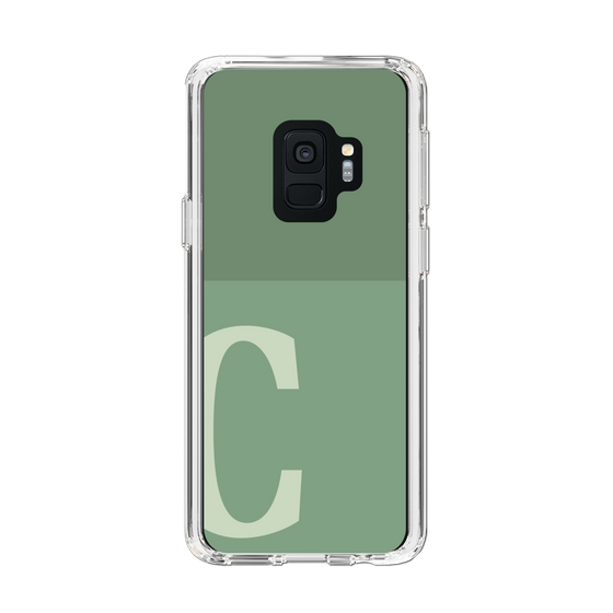 Slim Protection Case［ Original - initial two tone - C green ］