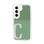 Slim Protection Case［ Original - initial two tone - C green ］