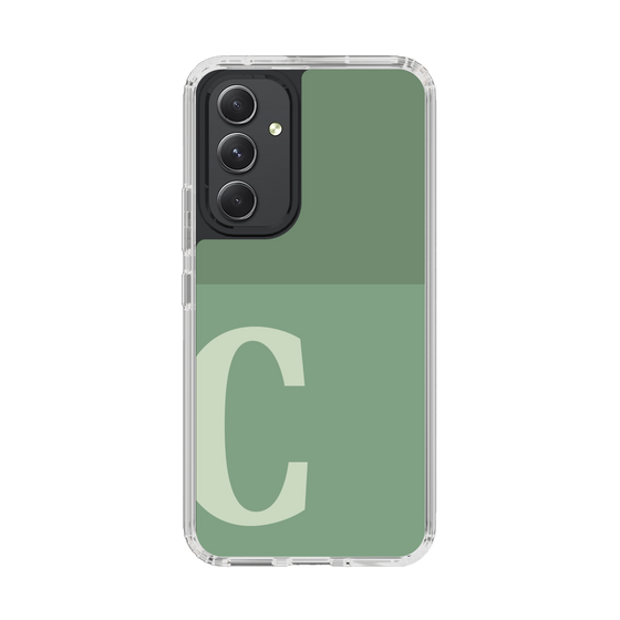 Slim Protection Case［ Original - initial two tone - C green ］