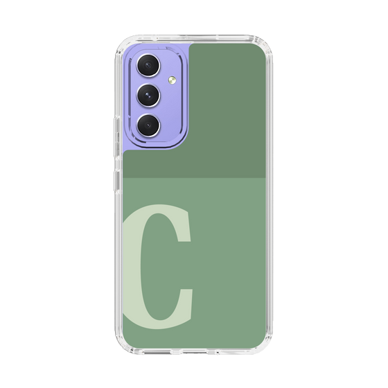 Slim Protection Case［ Original - initial two tone - C green ］