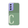 Slim Protection Case［ Original - initial two tone - C green ］